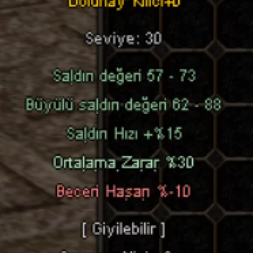  30 ORTALAMA DOLUNAY